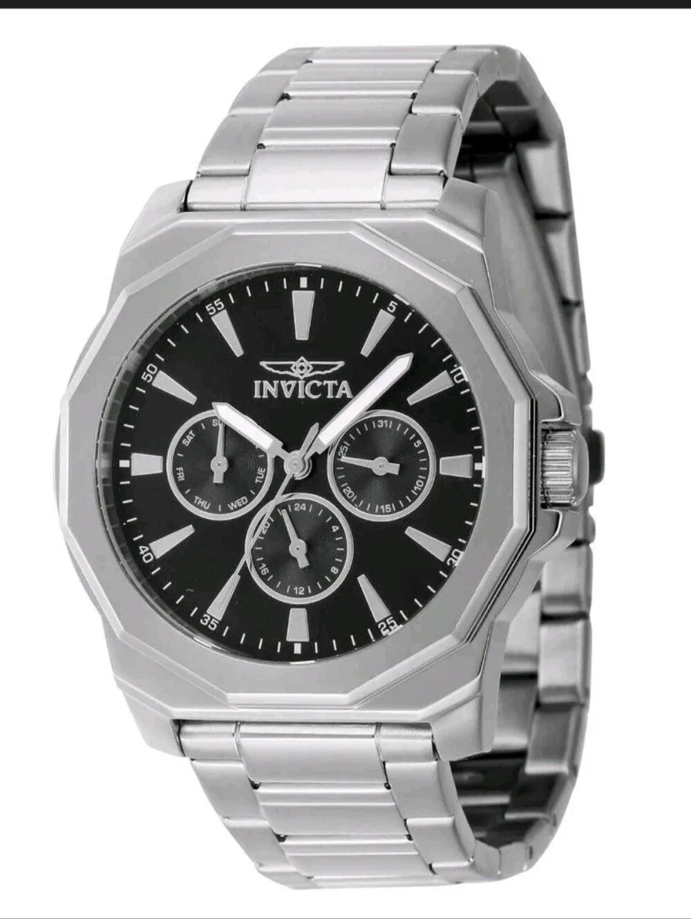 Invicta Speedway Multifuction Mens Watch with Black Dial